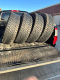Set of 4 Goodyear Wrangler UltraTerrain A/T – LT265/70R17 (2020) – ~50–60% tread – McKinney pickup