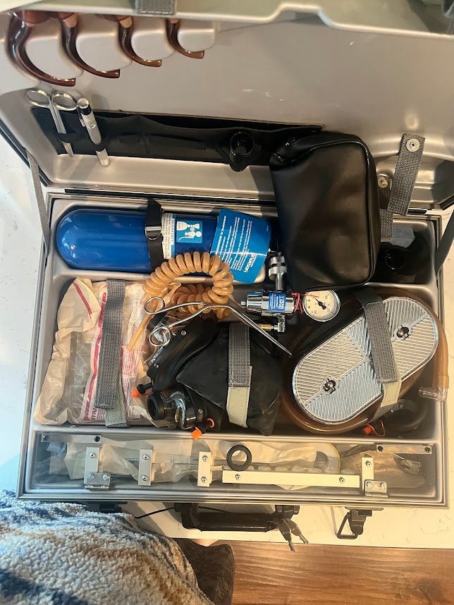 Heraeus Zahnarzt-Notfallkoffer (Typ MAINZ) – vintage dental emergency case – Local Pickup in McKinney, TX