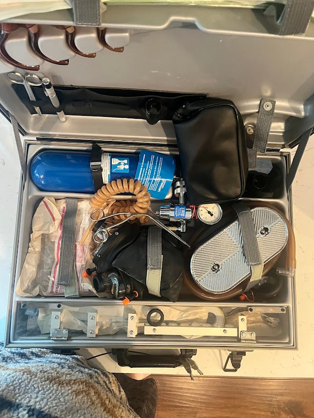Heraeus Zahnarzt-Notfallkoffer (Typ MAINZ) – vintage dental emergency case – Local Pickup in McKinney, TX