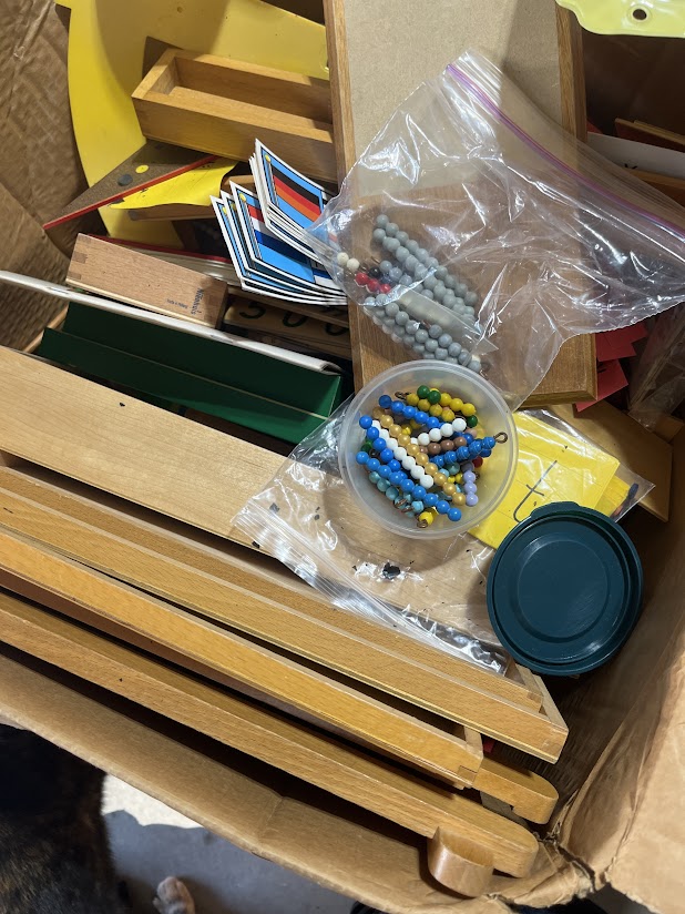Vintage Nienhuis Montessori School Training Aids (Gr8 for Home Schooling)