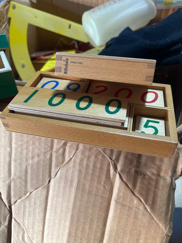 Vintage Nienhuis Montessori School Training Aids (Gr8 for Home Schooling)