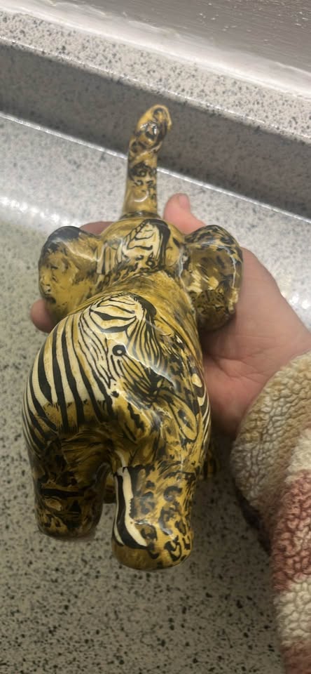 Decorative Ceramic Elephant by LaVia - image 7
