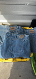 Like New Wrangler Men’s Jeans 56x30 Big & Tall – 3 Pair Bundle”