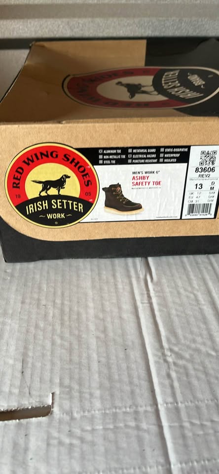 Irish Setter “Ashby” Safety Toe Work Boots — Style 83606 — Men’s 13D — New in Box - image 7