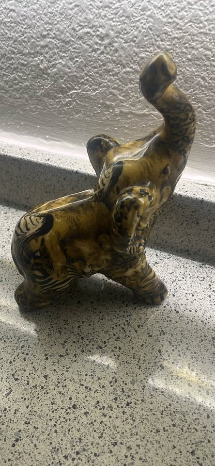 Decorative Ceramic Elephant by LaVia - image 2