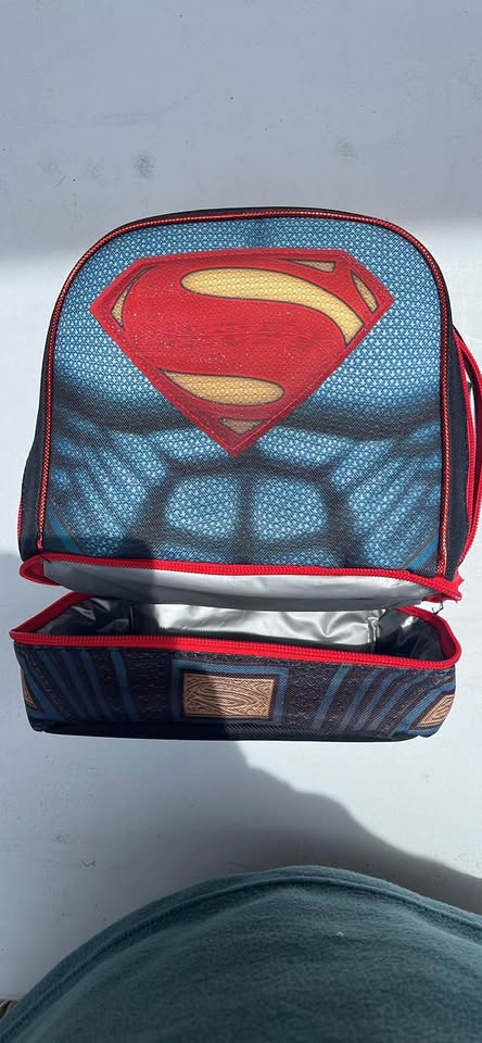 Kids Superhero Lunch Bags – Spider-Man & Superman – Clean