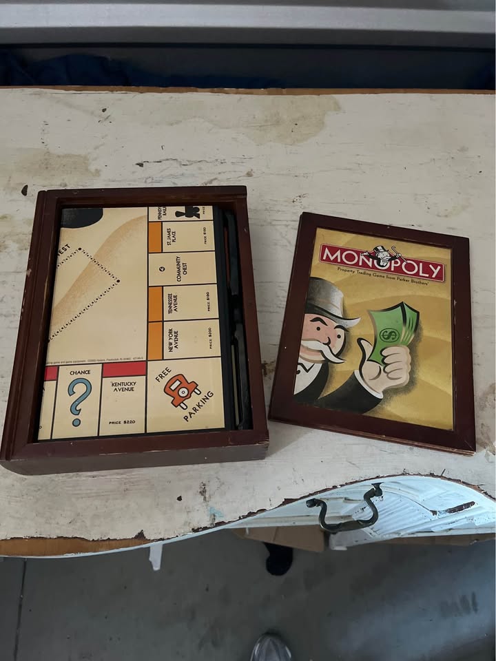 Monopoly Vintage Bookshelf Edition – Wooden Book Box – Complete – Hasbro 2000 - image 6