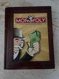 Monopoly Vintage Bookshelf Edition – Wooden Book Box – Complete – Hasbro 2000