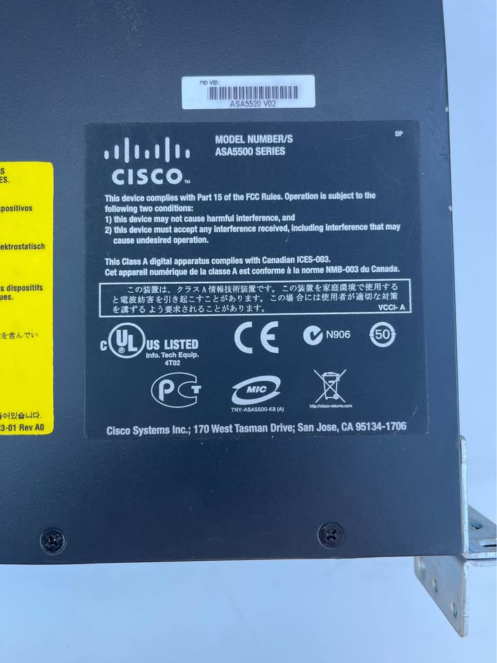 Cisco ASA 5520 Firewall Network Appliance Rackmount - image 2