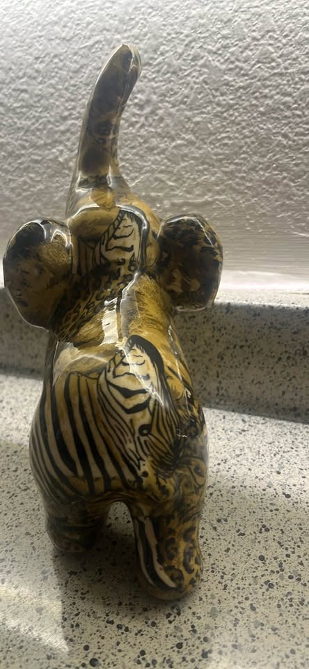 Decorative Ceramic Elephant by LaVia - image 3