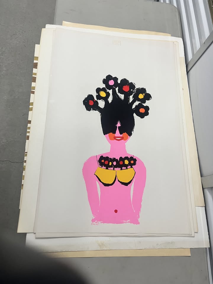 Adrian Loos Serigraph Fine Art Prints produced at Samper Silk Screen in the late 60's - image 4