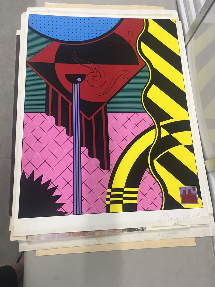 Jayme Odgers Original Serigraph for Ron Rezek Lighting – Samper Silk Screen - image 3