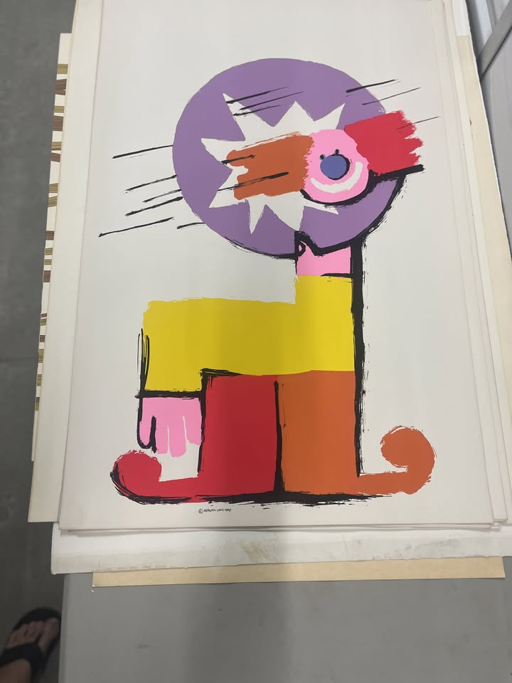 Adrian Loos Serigraph Fine Art Prints produced at Samper Silk Screen in the late 60's - image 8