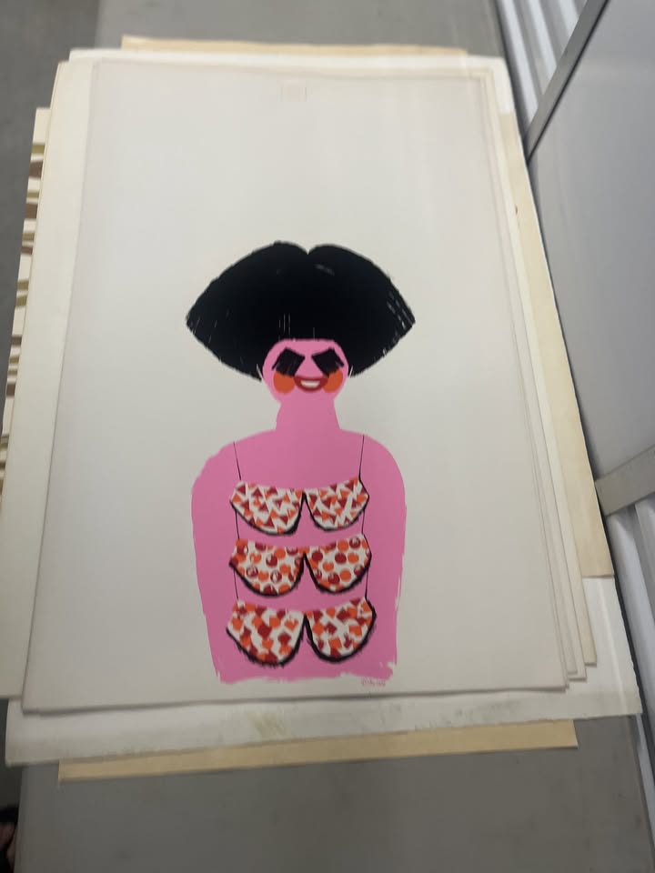 Adrian Loos Serigraph Fine Art Prints produced at Samper Silk Screen in the late 60's - image 6