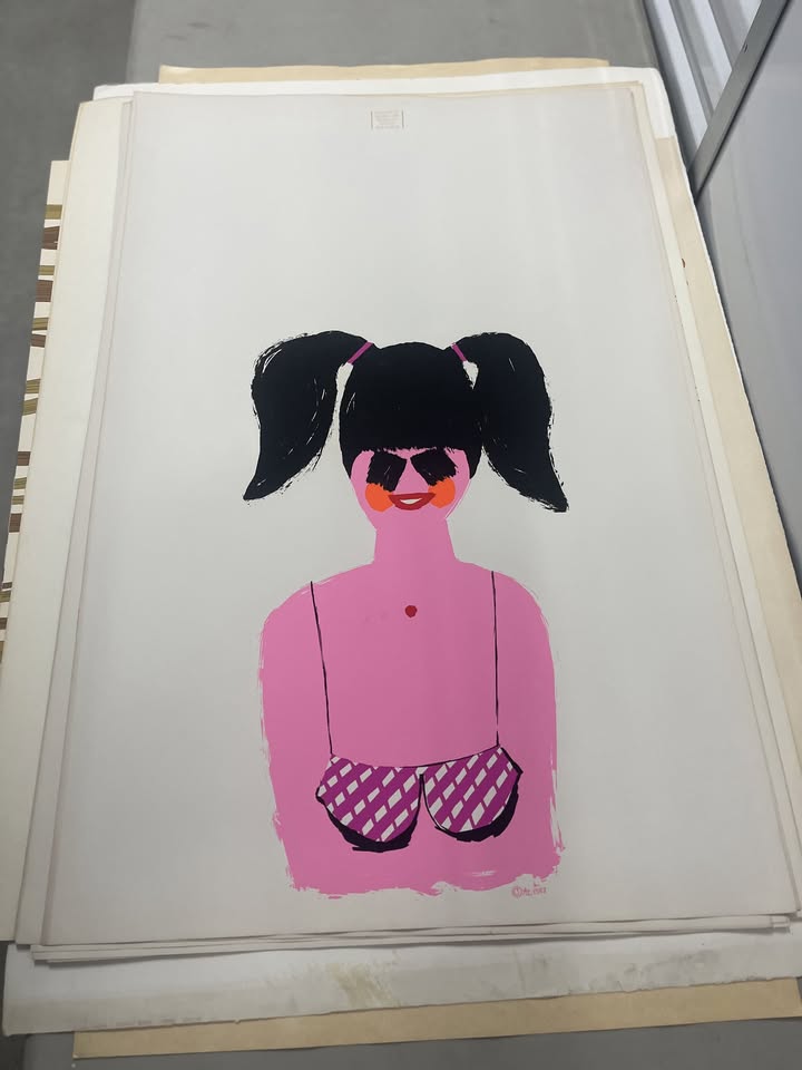 Adrian Loos Serigraph Fine Art Prints produced at Samper Silk Screen in the late 60's - image 7