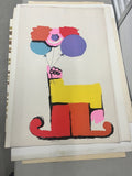 Adrian Loos Serigraph Fine Art Prints produced at Samper Silk Screen in the late 60's