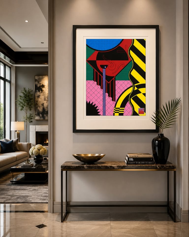 Jayme Odgers Original Serigraph for Ron Rezek Lighting – Samper Silk Screen - image 2