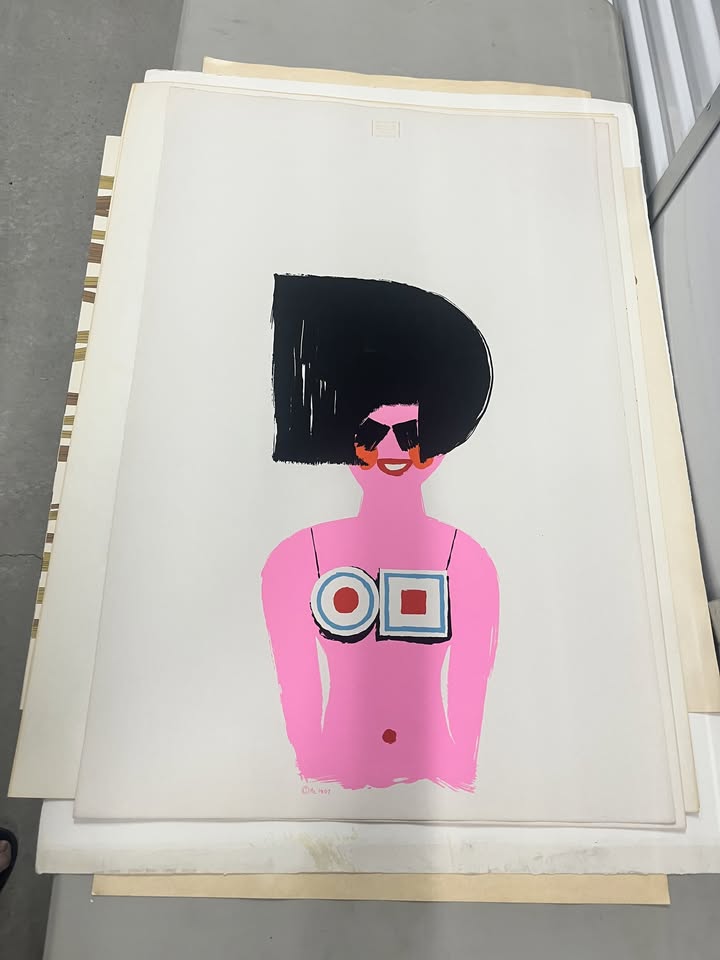 Adrian Loos Serigraph Fine Art Prints produced at Samper Silk Screen in the late 60's - image 3