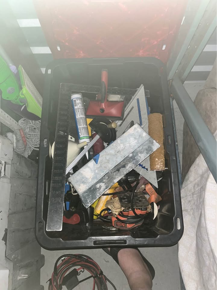 Super big selection of power and hand tools lot with large rolling toolbox