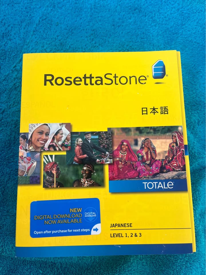 Brand New - Rosetta Stone TOTALe Japanese Levels 1–3 NEW Sealed Box Complete