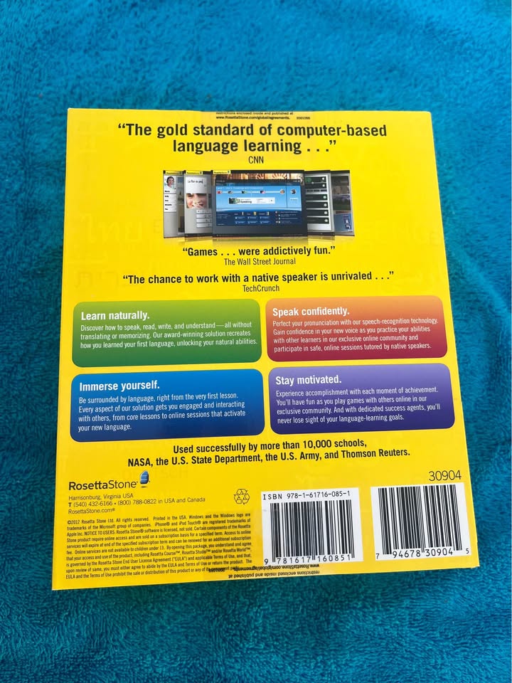 Rosetta Stone TOTALe Spanish (Latin America) Levels 1–5 New Unopened - image 2
