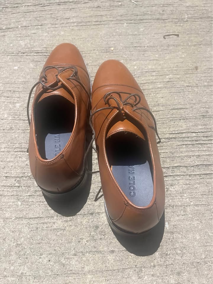 Cole Haan Men’s Leather Oxford Dress Shoes - Size 9.5 - Like New - image 2