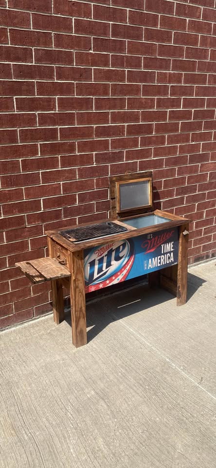 Texas Cooler | Grill & Cooler Combo | Miller Lite Patio Bar | One-of-a-Kind - image 7