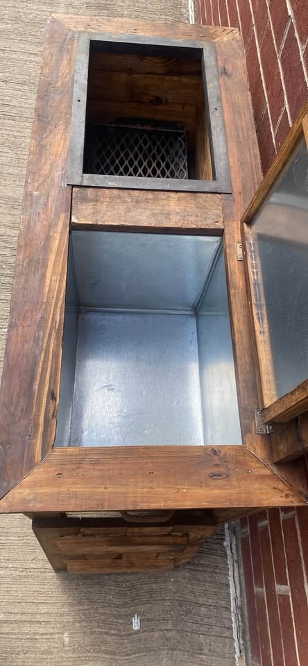 Handmade Rustic Grill & Cooler Station | Miller Lite Patio Bar | One-of-a-Kind - image 3