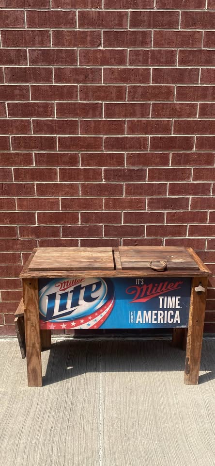 Texas Cooler | Grill & Cooler Combo | Miller Lite Patio Bar | One-of-a-Kind - image 5
