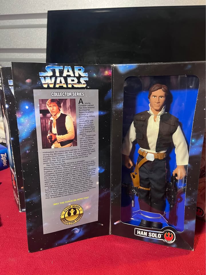 Vintage 1990s Star Wars Collector Series 12” Figures Lot Kenner Hasbro Boxed - image 5
