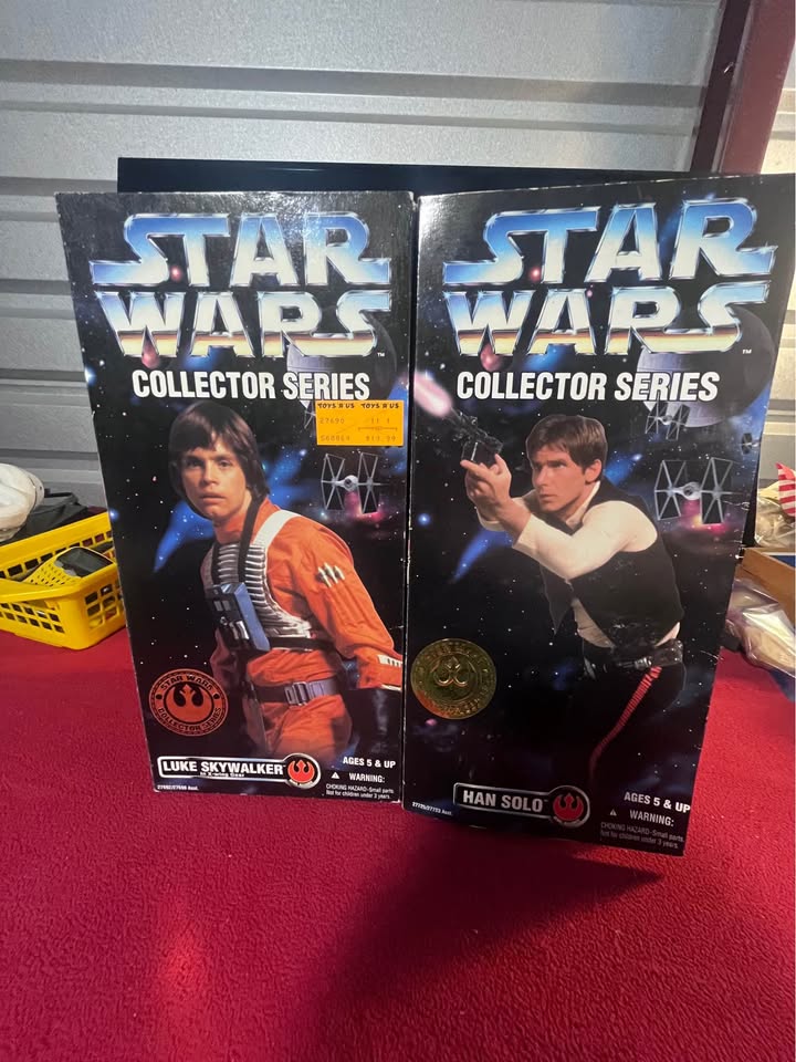 Vintage 1990s Star Wars Collector Series 12” Figures Lot Kenner Hasbro Boxed - image 3