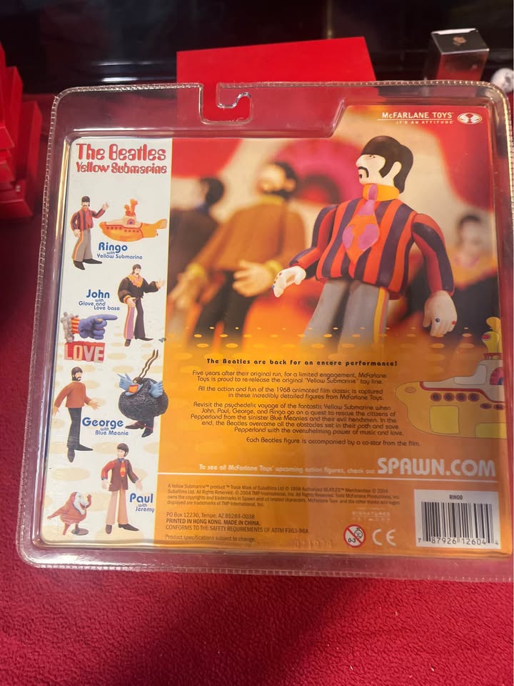 2004 McFarlane The Beatles Yellow Submarine Ringo Figure Sealed - image 2