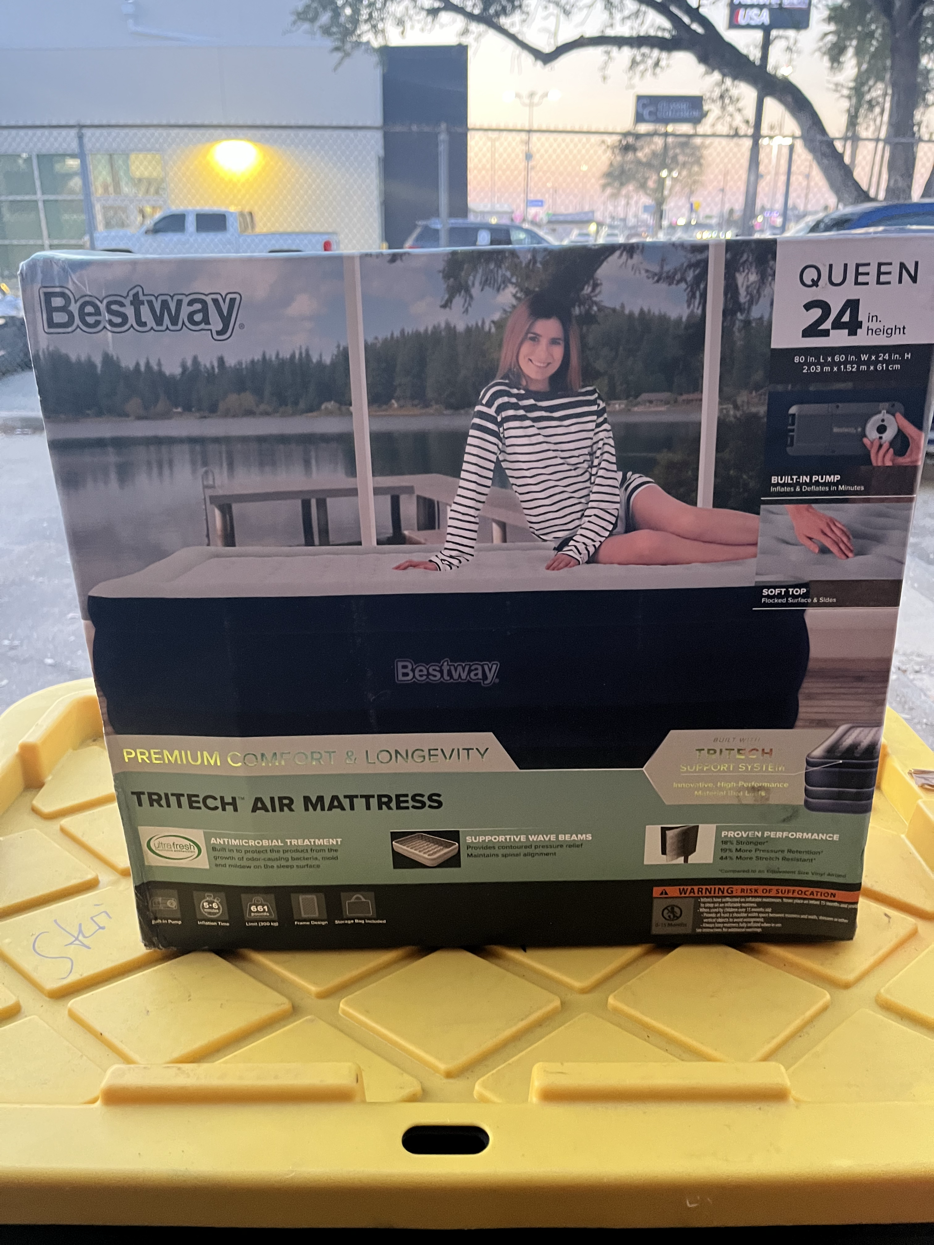 Bestway Premium Comfort Tritech Queen size Air Mattress