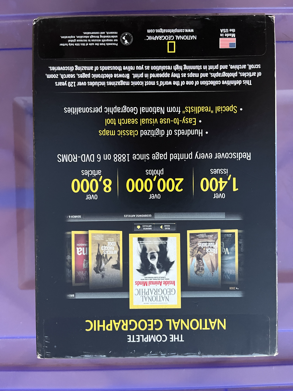 The Complete National Geographic: Every Issue Since 1888 (DVD-ROM, Bonus Edition with High Adventure Book)